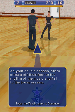 Dancing with the Stars: We Dance! (Nintendo DS) screenshot: Tutorial