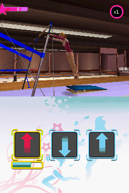 Screenshot of Shawn Johnson Gymnastics (Nintendo DS, 2010) - MobyGames