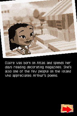 Petz Rescue: Endangered Paradise (Nintendo DS) screenshot: Claire