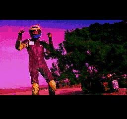 Road Rash (SEGA CD) screenshot: He's so angry