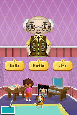 Dora & Kai-lan's Pet Shelter (Nintendo DS) screenshot: Choose a name