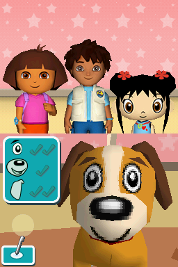 Dora & Kai-lan's Pet Shelter (Nintendo DS) screenshot: Checkup