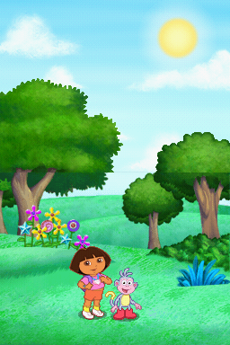 Dora's Big Birthday Adventure (Nintendo DS) screenshot: Story Mode start