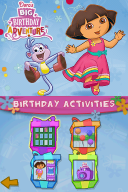 Screenshot of Dora's Big Birthday Adventure (Nintendo DS, 2010) - MobyGames