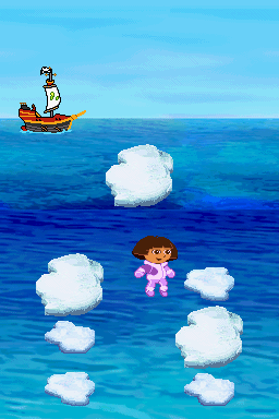 Dora the Explorer: Dora Saves the Snow Princess (Nintendo DS) screenshot: One of the mini-games