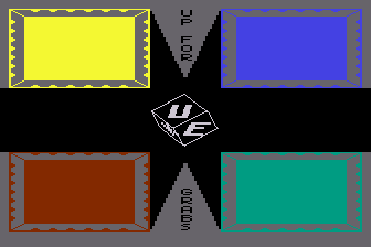 Up for Grabs (Atari 8-bit) screenshot: Game Board