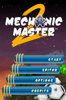 Mechanic Master 2 (Nintendo DS) screenshot: Title Screen / Main Menu
