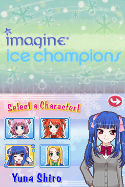 Imagine: Ice Champions (Nintendo DS) screenshot: Character selection
