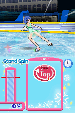 Imagine: Ice Champions (Nintendo DS) screenshot: Practicing