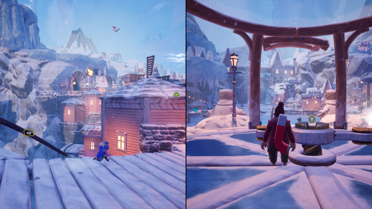 It Takes Two (Windows) screenshot: Winter town