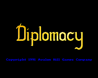Computer Diplomacy (Amiga) screenshot: Loading screen