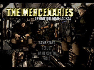 Resident Evil 3: Nemesis (PlayStation) screenshot: The Mercenaries mode - title screen