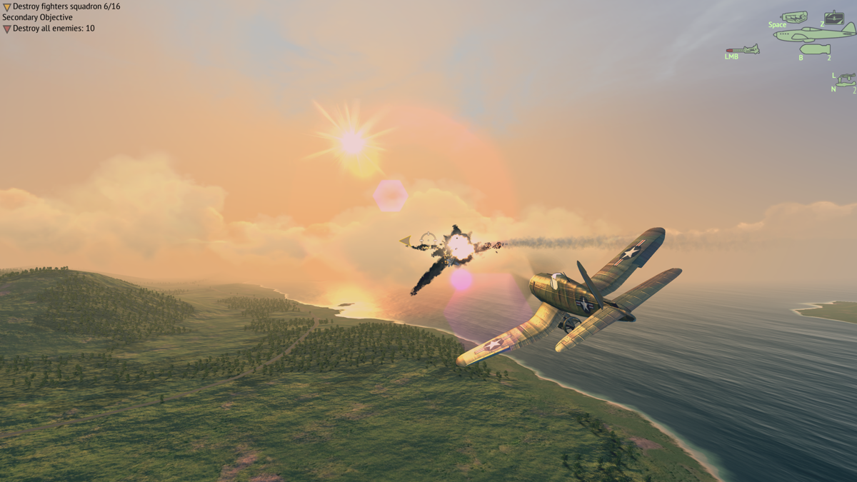 Screenshot of Warplanes: WW2 Dogfight (Windows, 2018) - MobyGames