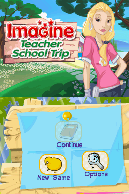 Imagine: Teacher - Class Trip (Nintendo DS) screenshot: Imagine: Teacher - School Trip title screen