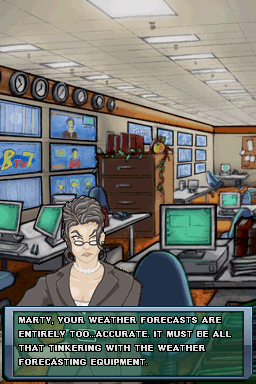Elements of Destruction (Nintendo DS) screenshot: Miss Burns