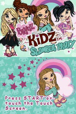 Bratz Kidz: The Kidz With a Passion for Fun! (Nintendo DS) screenshot: US Title Screen