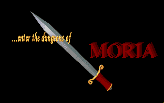 Moria (Amiga) screenshot: Title screen.