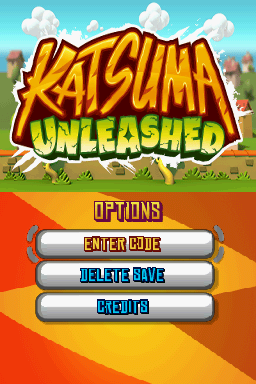 Moshi Monsters: Katsuma Unleashed (Nintendo DS) screenshot: Options
