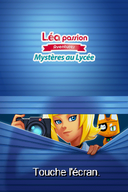 Imagine: Detective (Nintendo DS) screenshot: French title screen