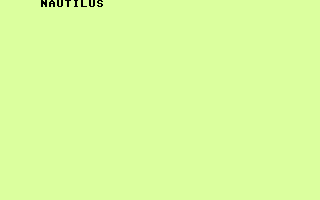 Nautilus (Commodore 64) screenshot: Loading