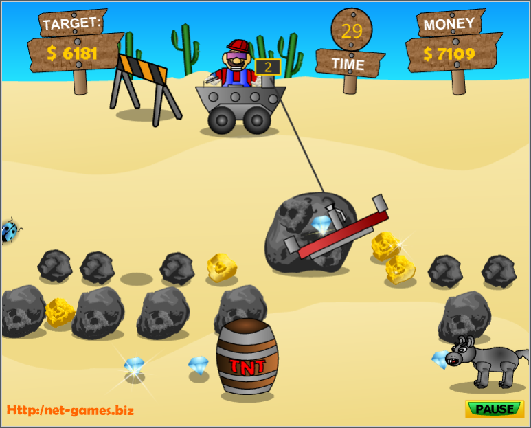 Screenshot of Super Miner (Browser, 2011) - MobyGames