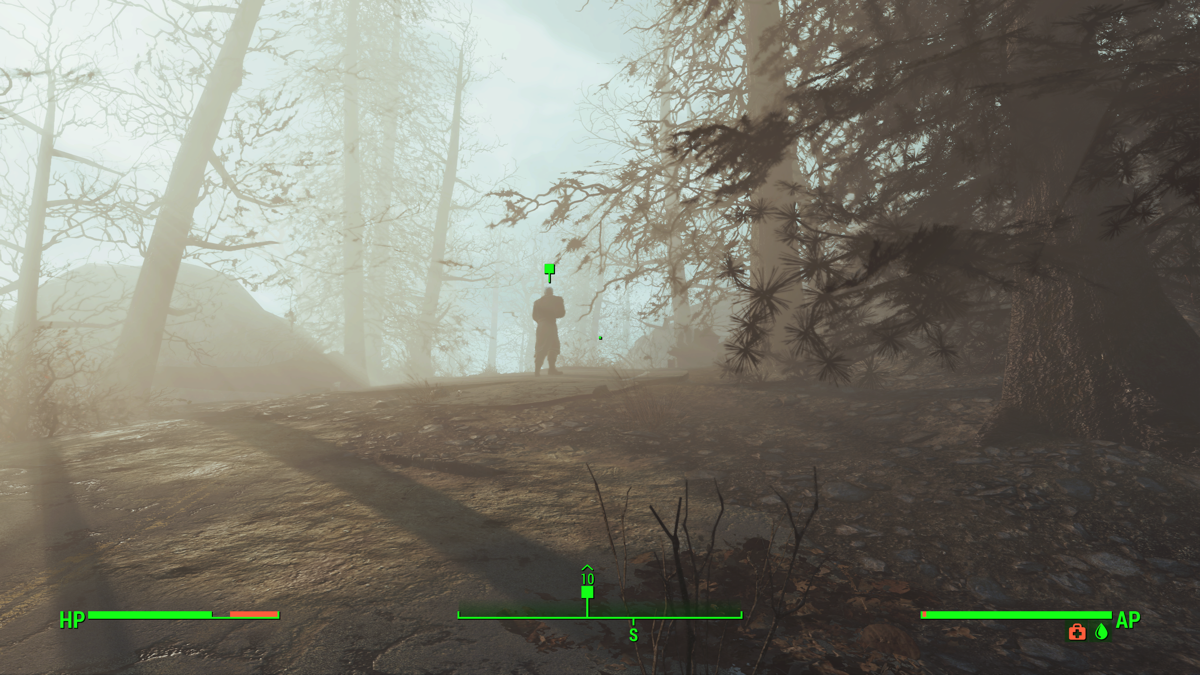 Fallout 4: Far Harbor (Xbox One) screenshot: I'm following him to Acadia.