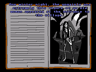 Urban Witch Story (Windows) screenshot: The Avery twins became interested in researching obscure legends. Here the Santa Suerte story begins...