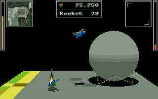 Zeewolf (Amiga) screenshot: Protecting the reactor
