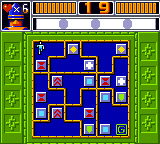Puzzle & Action: Ichidant-R (Game Gear) screenshot: A warp maze