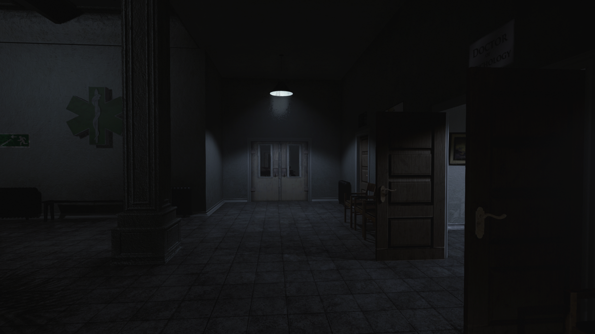 Rise of Insanity (Windows) screenshot: Hall of the hospital building
