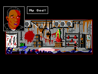 Urban Witch Story (Windows) screenshot: The Mexican was really offering human hearts to Santa Suerte. The boys could have met the same fate if they weren't rescued...