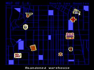 Urban Witch Story (Windows) screenshot: The map is very simple, but I nevertheless enjoy collecting map screenshots.