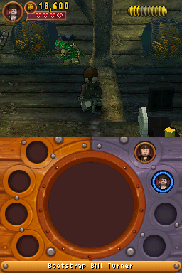 LEGO Pirates of the Caribbean: The Video Game (Nintendo DS) screenshot: Story Mode (level 2-2 "Davy Jones' Key")