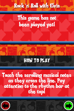 Fireman Sam (Nintendo DS) screenshot: How to play Rock 'n' Roll with Elvis