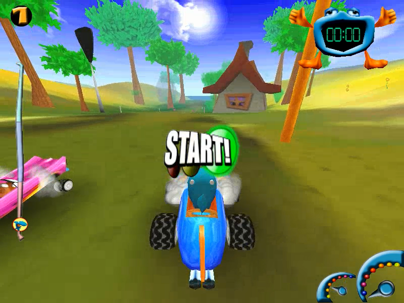 Pet Racer (Windows) screenshot: Go go go