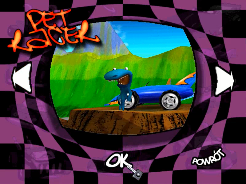 Pet Racer (Windows) screenshot: However shark can be chosen