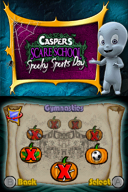Casper's Scare School: Spooky Sports Day (Nintendo DS) screenshot: Play Game