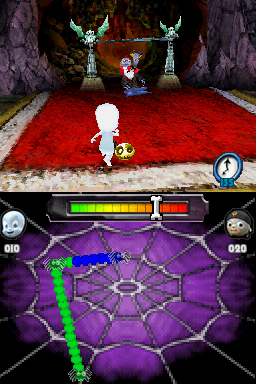Casper's Scare School: Spooky Sports Day (Nintendo DS) screenshot: Penalties with Casper