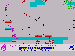 Viking Raiders (ZX Spectrum) screenshot: Defeated!
