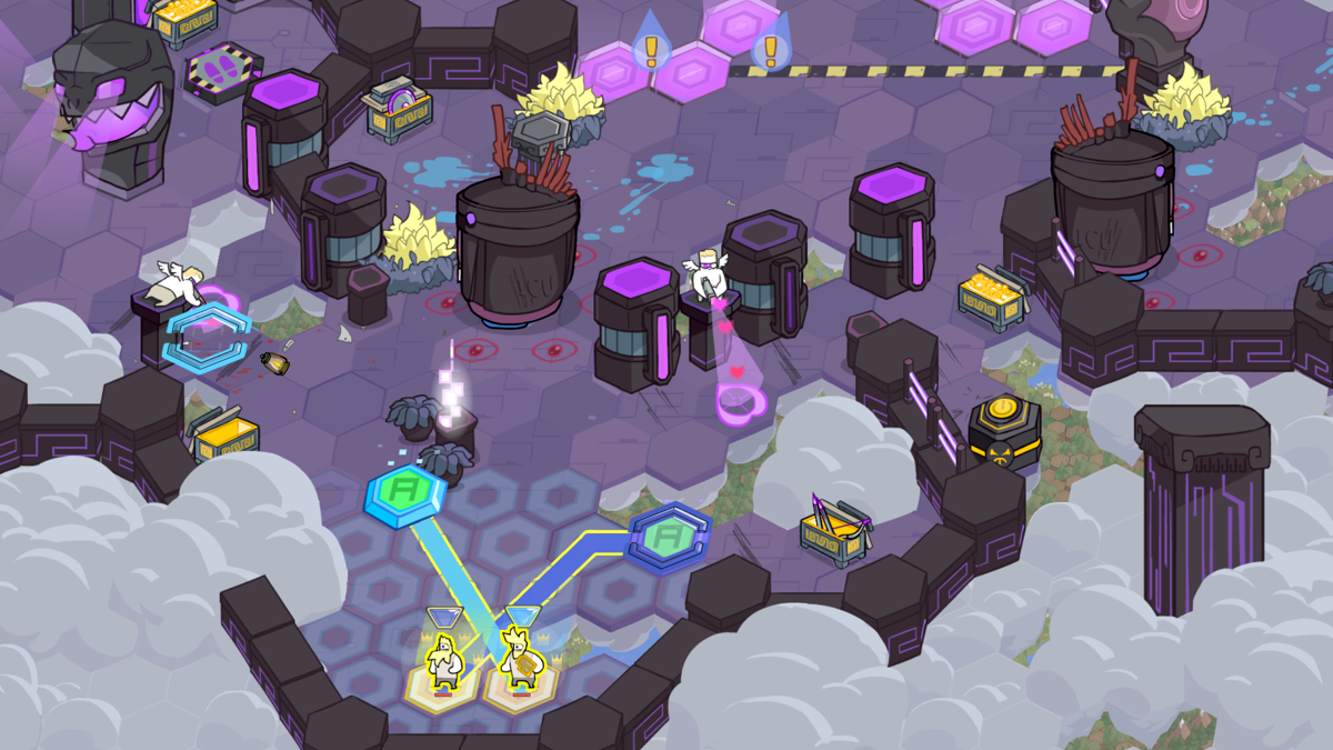 Pit People (Windows) screenshot: A stealth mission