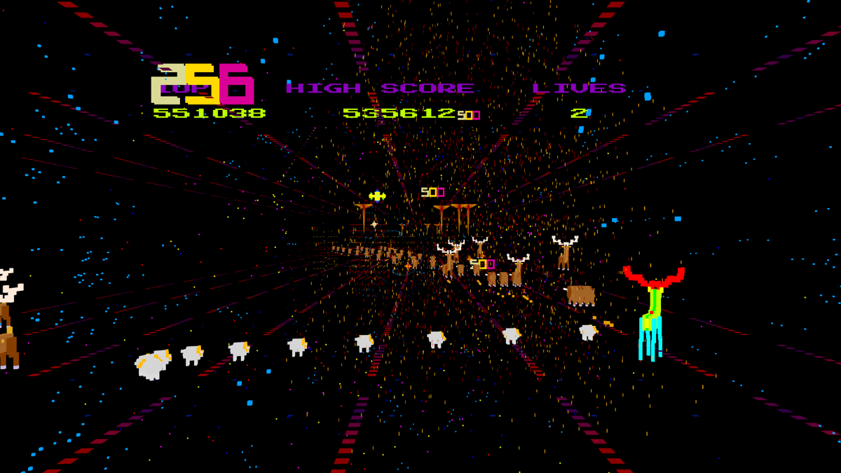 Moose Life (Windows) screenshot: Basically, all animals are your friends. If it's not an animal, shoot it