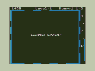 Mudpies (TRS-80 CoCo) screenshot: Game Over