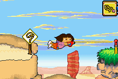 Dora the Explorer: Super Spies (Game Boy Advance) screenshot: The new gadget works wonders