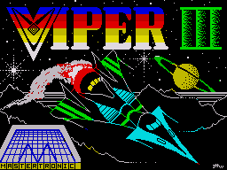 Viper III (ZX Spectrum) screenshot: Loading screen.