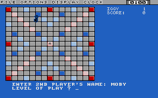 The Computer Edition of Scrabble Brand Crossword Game (Atari ST) screenshot: Entering players