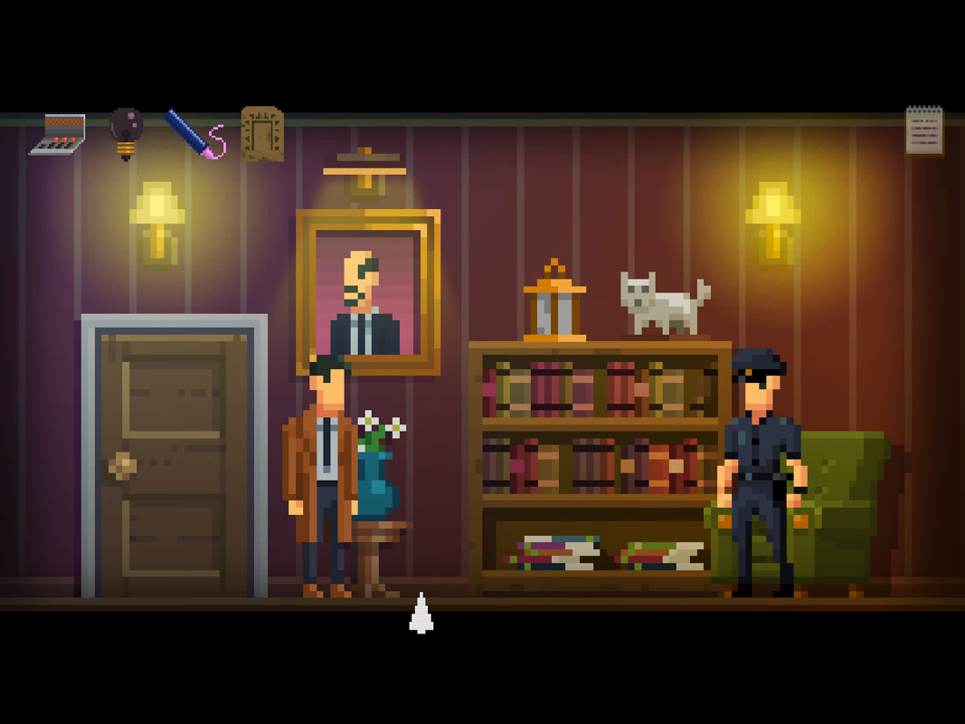 The Darkside Detective (Windows) screenshot: The first case is quite short and rather serves as an introduction.