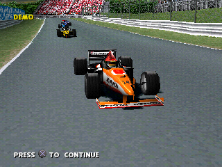 F1 Racing Championship (PlayStation) screenshot: Demonstration.