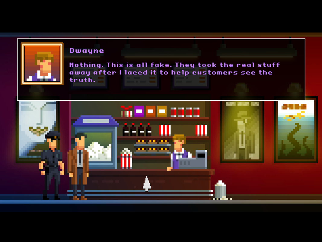 The Darkside Detective (Windows) screenshot: I once wanted to write a doctoral thesis on "Psychoactive substances in children's literature". There are loads of such motifs!
