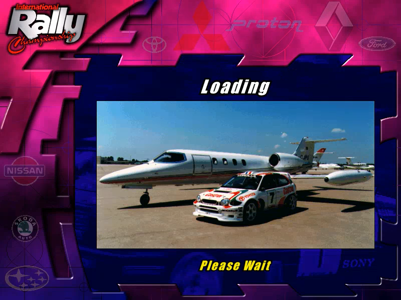 International Rally Championship (Windows) screenshot: Loading screen