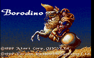 Borodino (Amiga) screenshot: Loading screen